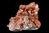 Natural, Red Quartz Crystal Cluster - Morocco #161094-1